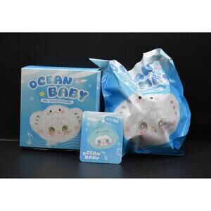 Yooki Ocean Baby Little Dolphin Plush Blind Box (A13) (A13)